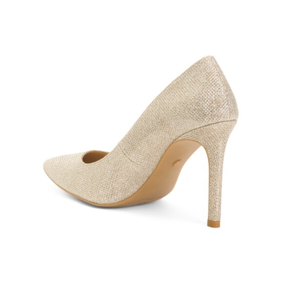 STUART WEITZMAN Gold Dancer 95 Pumps - Picture 2 of 2